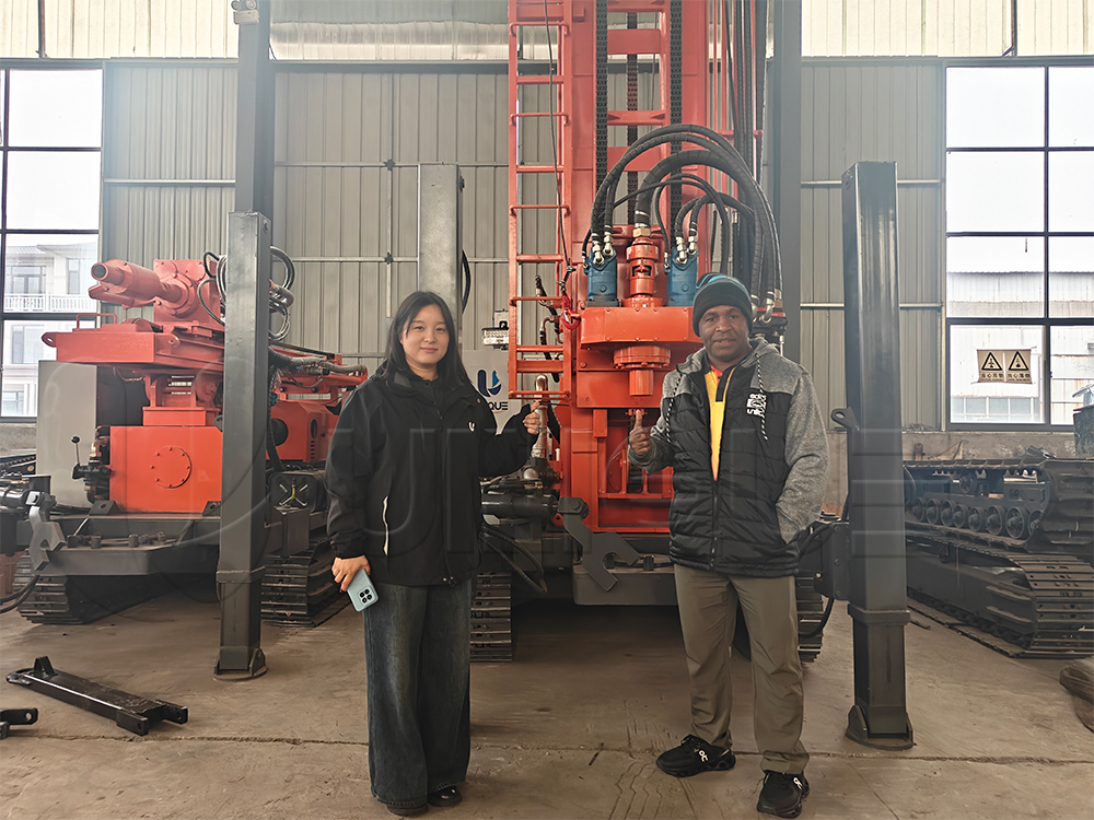 UNIQUEMAC 200m Crawler Water Well Drilling Rig Wins Full Recognition ...